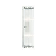 Eurofase 47241 Glasbury 2-lt 14" Tall Wall Sconce-Polished Nickel