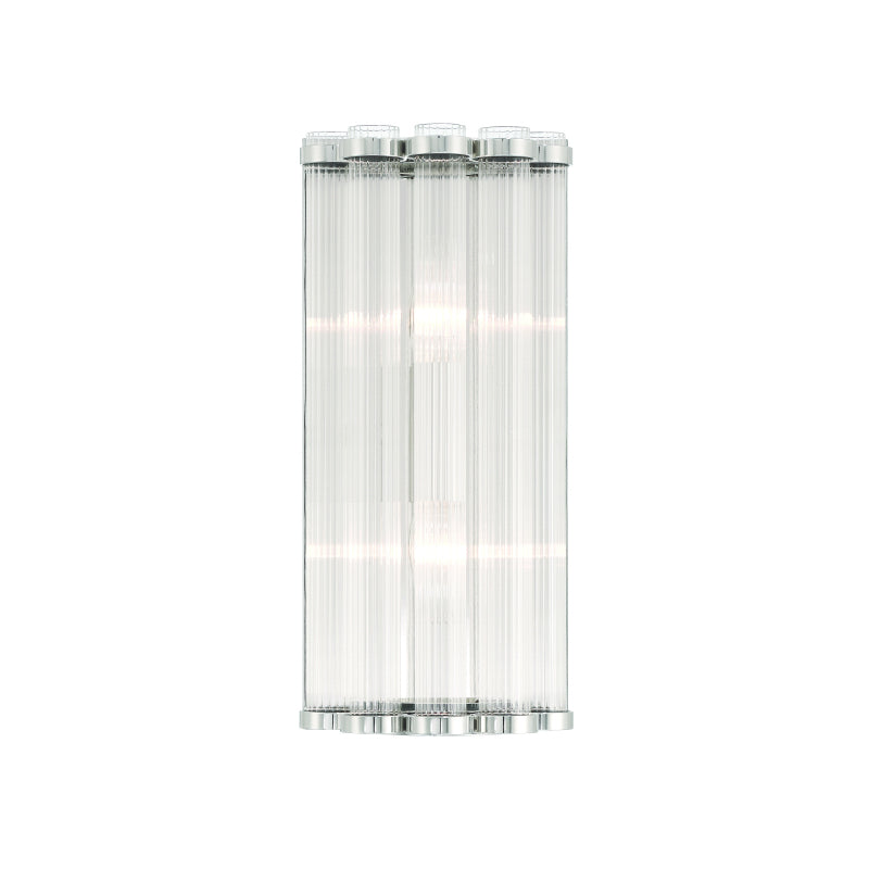 Eurofase 47241 Glasbury 2-lt 14" Tall Wall Sconce-Polished Nickel
