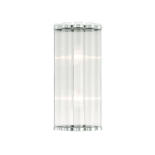 Eurofase 47241 Glasbury 2-lt 14" Tall Wall Sconce-Polished Nickel