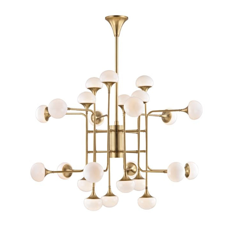 Hudson Valley 4724 Fleming 24-lt LED Chandelier
