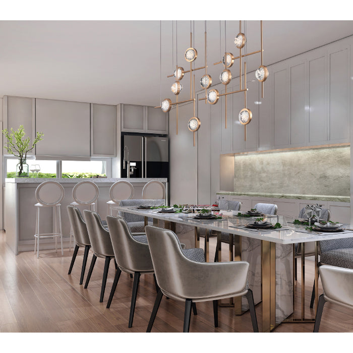 Eurofase 47256 Barletta 12-lt 53" LED Chandelier