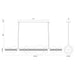 Eurofase 47257 Atomo 9-lt 74" LED Linear Chandelier