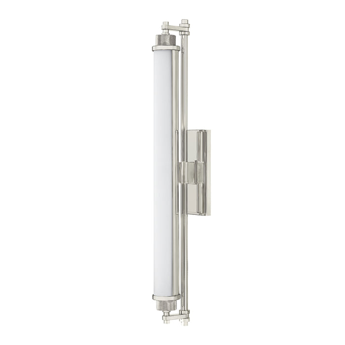 Hudson Valley 4728 Plandome 1-lt 28" Tall LED Bath Vanity - Polished Nickel