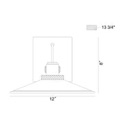Eurofase 47356 Deckard 1-lt 12" LED Outdoor Wall Lantern