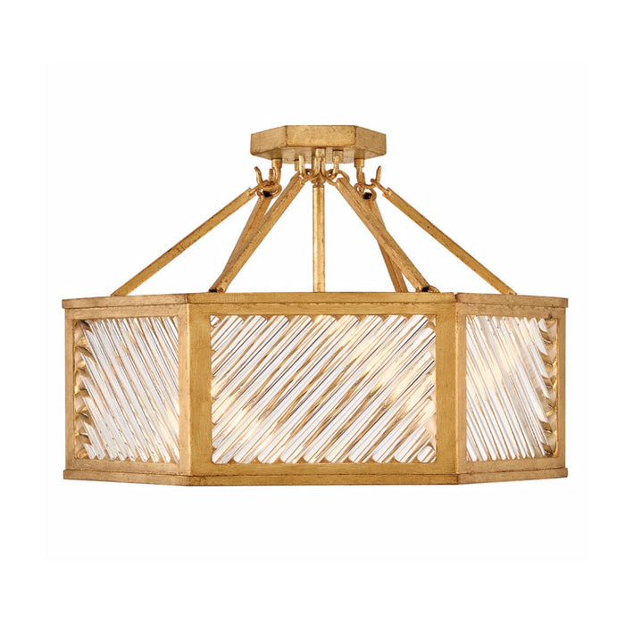Hinkley 47461 Sura 4-lt 19" LED Semi-Flush Mount