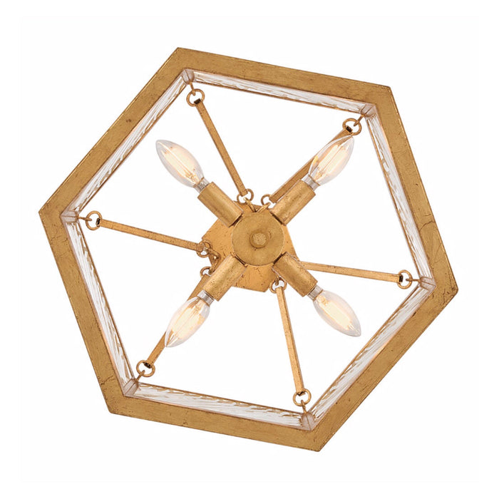 Hinkley 47461 Sura 4-lt 19" LED Semi-Flush Mount