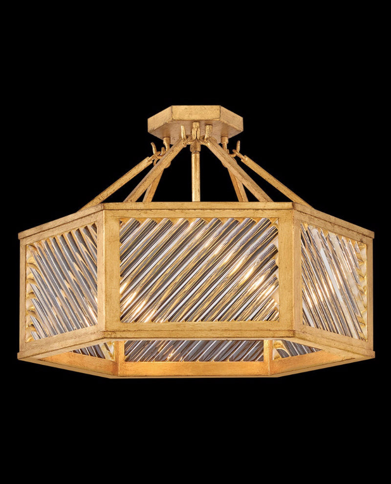 Hinkley 47461 Sura 4-lt 19" LED Semi-Flush Mount