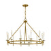 Hinkley 47476 Copley 12-lt 36" LED Chandelier - Lacquered Brass