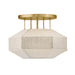 Hinkley 47493 Lyla 1-lt 15" LED Semi-Flush Mount
