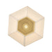 Hinkley 47493 Lyla 1-lt 15" LED Semi-Flush Mount