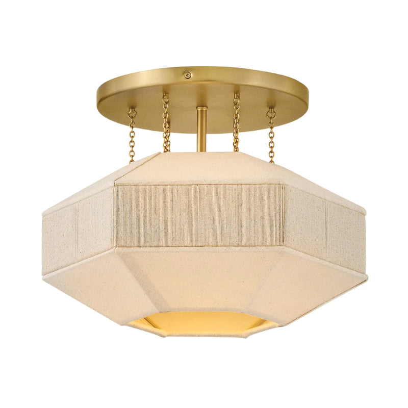 Hinkley 47493 Lyla 1-lt 15" LED Semi-Flush Mount