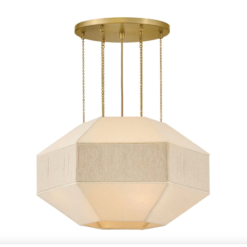 Hinkley 47494 Lyla 4-lt 24" LED  Medium Convertible Chandelier