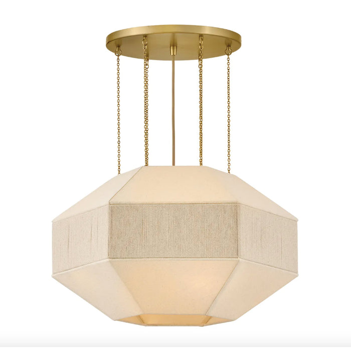 Hinkley 47494 Lyla 4-lt 24" LED  Medium Convertible Chandelier