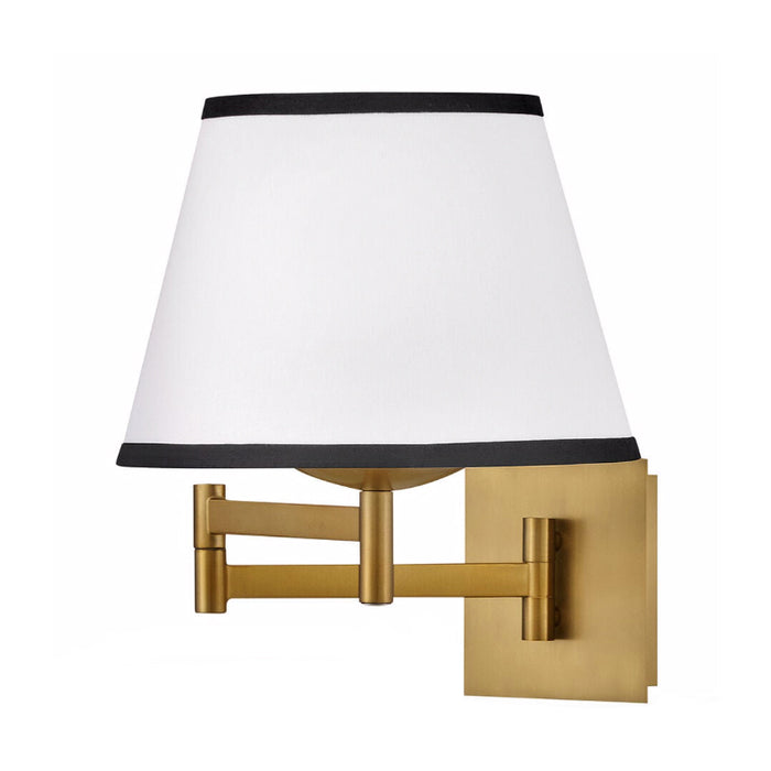 Hinkley 47510 Sonia 1-lt 13" Tall LED Task Wall Sconce - Off-White Linen