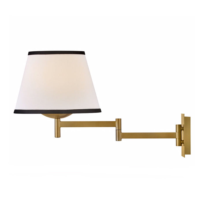 Hinkley 47510 Sonia 1-lt 13" Tall LED Task Wall Sconce - Off-White Linen