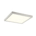 Eurofase 47525 Troy 1-lt 12" LED Square Flush Mount, 5CCT Selectable - Brushed Nickel