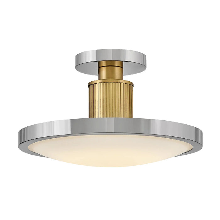 Hinkley 47593 Kiran 1-lt 6" LED Semi-Flush Mount - Polished Nickel