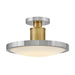 Hinkley 47593 Kiran 1-lt 6" LED Semi-Flush Mount - Polished Nickel