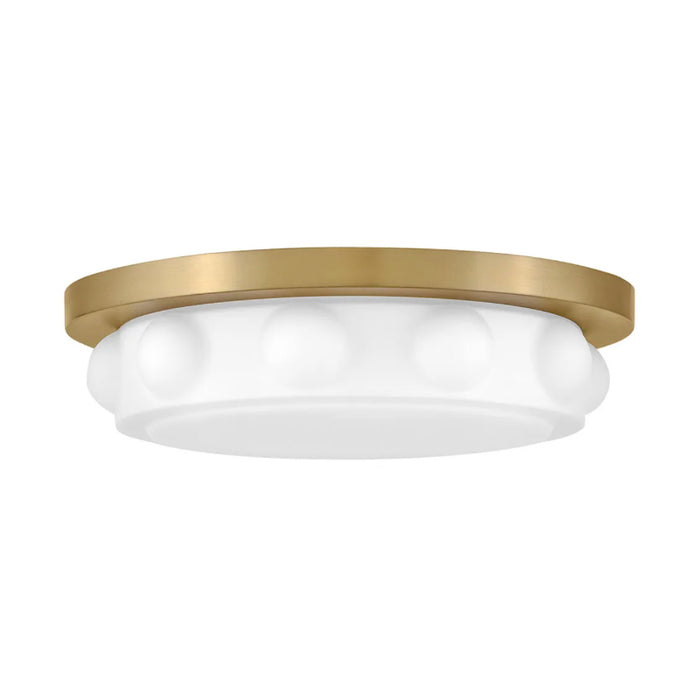 Hinkley 47601 Zoey 1-lt 14" LED Flush Mount - Lacquered Brass