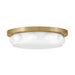 Hinkley 47601 Zoey 1-lt 14" LED Flush Mount - Lacquered Brass