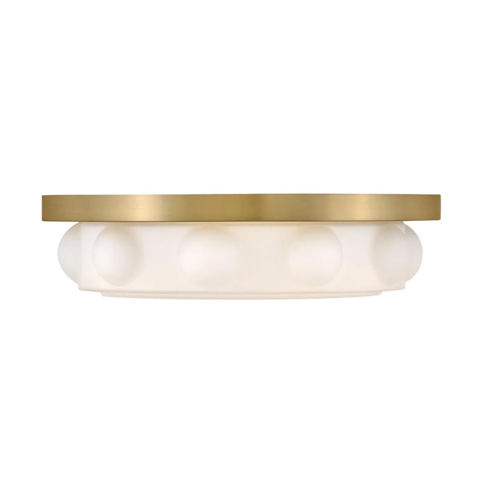 Hinkley 47601 Zoey 1-lt 14" LED Flush Mount - Lacquered Brass