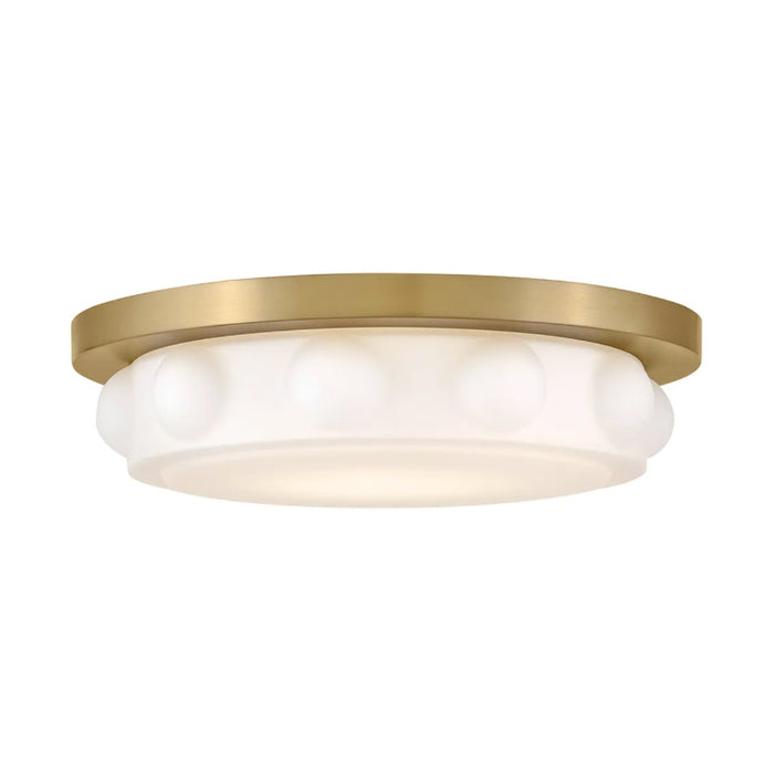 Hinkley 47601 Zoey 1-lt 14" LED Flush Mount - Lacquered Brass