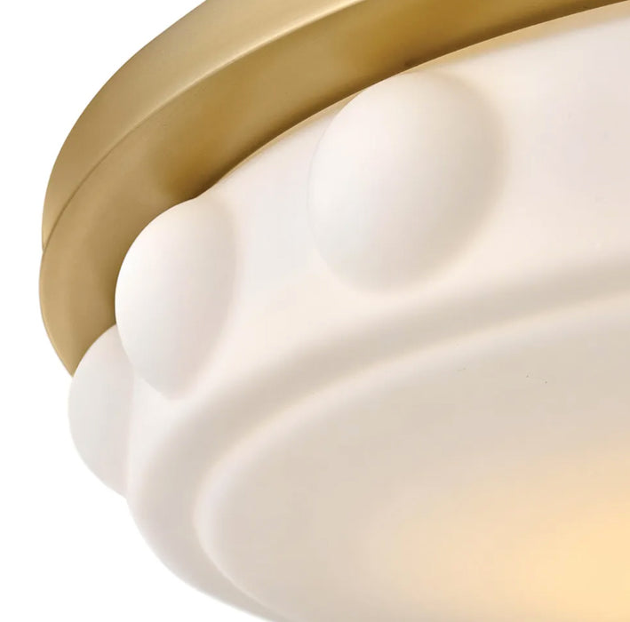 Hinkley 47603 Zoey 1-lt 20" LED Flush Mount - Lacquered Brass