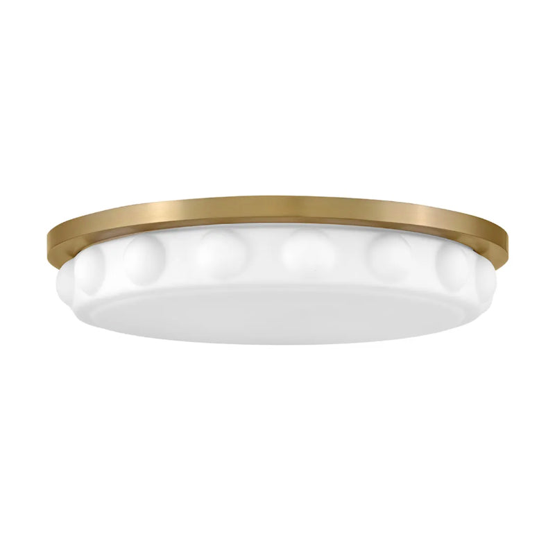 Hinkley 47603 Zoey 1-lt 20" LED Flush Mount - Lacquered Brass