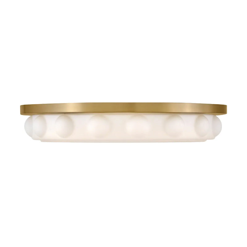 Hinkley 47603 Zoey 1-lt 20" LED Flush Mount - Lacquered Brass
