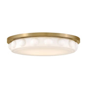 Hinkley 47603 Zoey 1-lt 20" LED Flush Mount - Lacquered Brass