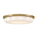 Hinkley 47603 Zoey 1-lt 20" LED Flush Mount - Lacquered Brass