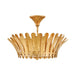 Hinkley 47693 Reina 3-lt 20" LED Semi-Flush Mount - Distressed Brass