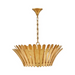 Hinkley 47694 Reina 3-lt 26" LED Chandelier - Distressed Brass