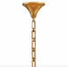 Hinkley 47695 Reina 8-lt 34" LED Tapered Chandelier - Distressed Brass