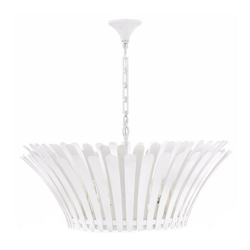 Hinkley 47695 Reina 8-lt 34" LED Tapered Chandelier - Textured Plaster