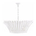 Hinkley 47695 Reina 8-lt 34" LED Tapered Chandelier - Textured Plaster