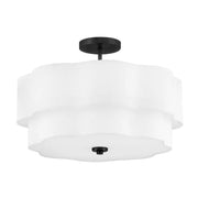 Hinkley 47733 Gwen 4-lt 20" LED Semi-Flush Mount - Black
