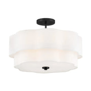 Hinkley 47733 Gwen 4-lt 20" LED Semi-Flush Mount - Black