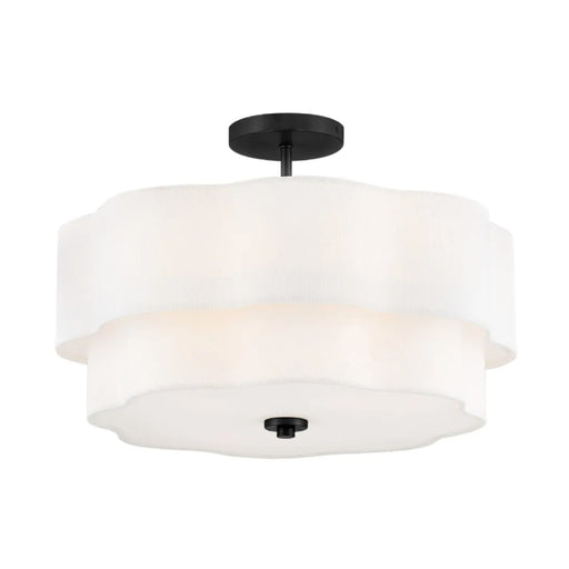 Hinkley 47733 Gwen 4-lt 20" LED Semi-Flush Mount - Black