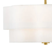 Hinkley 47733 Gwen 4-lt 20" LED Semi-Flush Mount - Lacquered Brass