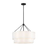 Hinkley 47734 Gwen 5-lt 24" LED Chandelier - Black
