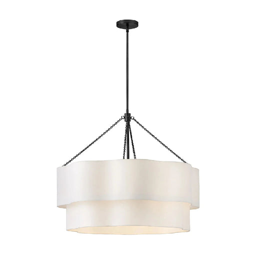 Hinkley 47735 Gwen 8-lt 32" LED Chandelier - Black