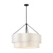 Hinkley 47735 Gwen 8-lt 32" LED Chandelier - Black