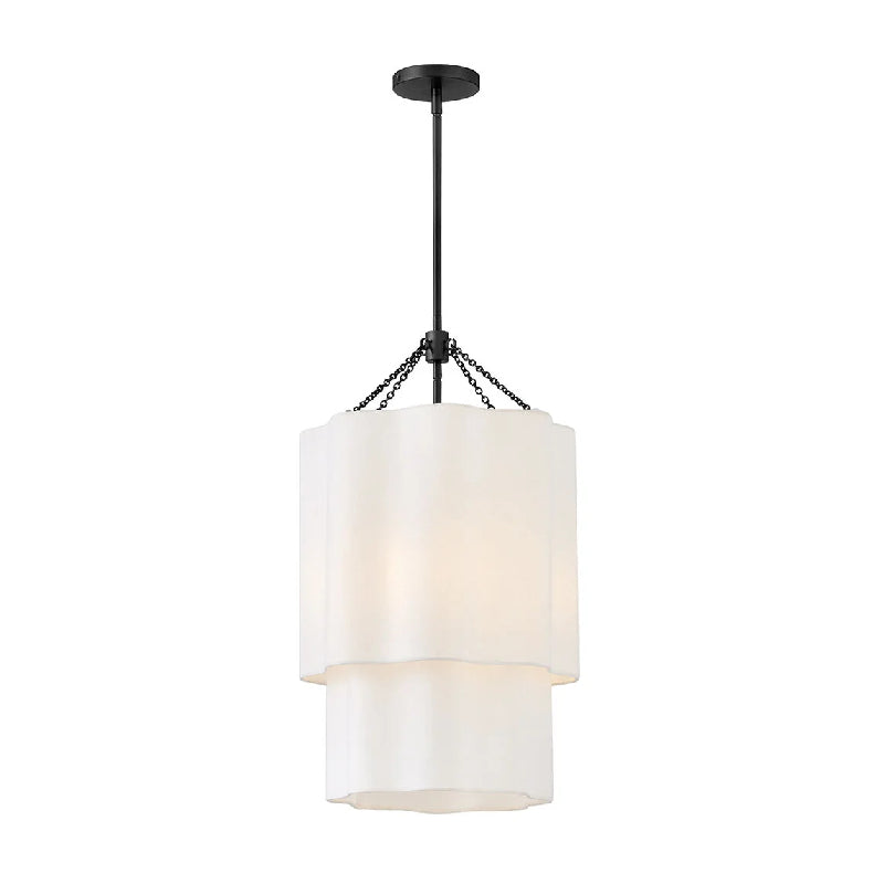 Hinkley 47737 Gwen 4-lt 16" LED Pendant - Black