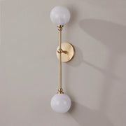 Hudson Valley 4802 Andrews 2-lt 24" Tall LED Wall Sconce-Aged Brass