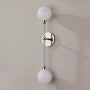Hudson Valley 4802 Andrews 2-lt 24" Tall LED Wall Sconce-Polished Nickel