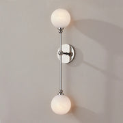 Hudson Valley 4802 Andrews 2-lt 24" Tall LED Wall Sconce-Polished Nickel