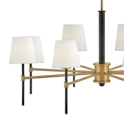 Hinkley 46956 Saunders 8-lt 40" LED Chandelier
