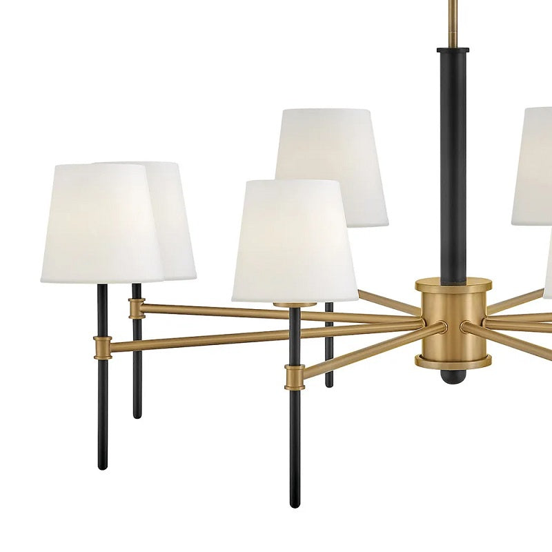 Hinkley 46956 Saunders 8-lt 40" LED Chandelier
