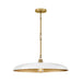 Hinkley 48165 Sadie 1-lt 24" LED Chandelier - Lacquered Brass/Chalk White